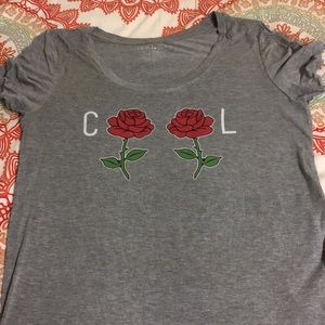 Plus Size Rose T-Shirt